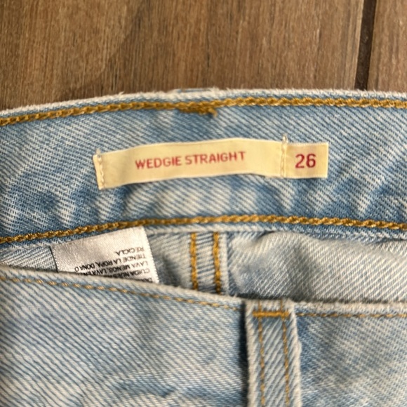 Levi’s Wedgie Straight high rise jeans size 26 - Picture 4 of 4